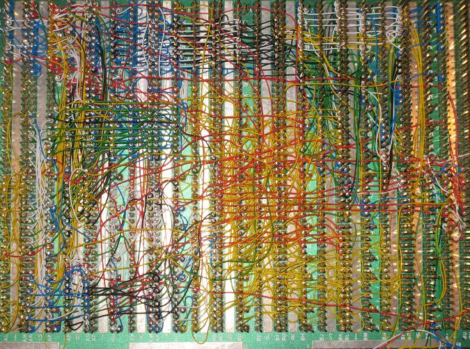 wire side of board