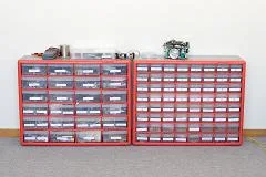 Parts storage drawers