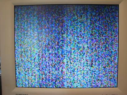 Random noise at 128x100 in 256 colors