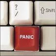 Keyboard key labeled PANIC