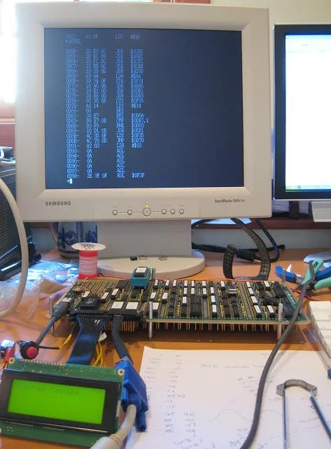 Monitor program running on the BMOW display