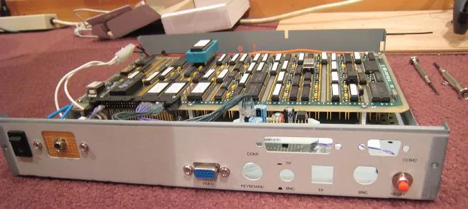 BMOW 1 case rear panel with connectors