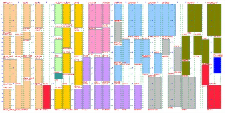 BMOW 1 board layout diagram