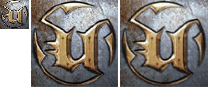 Texture filtering comparison