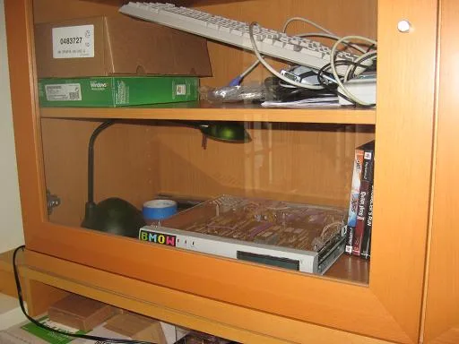 BMOW 1 stored away in a cabinet