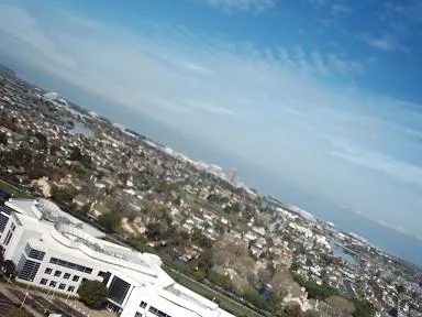 Aerial photo of a neighborhood