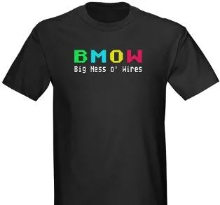 Black BMOW logo T-shirt