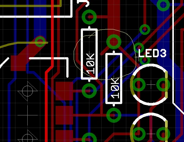 Dead-end trace in the PCB layout