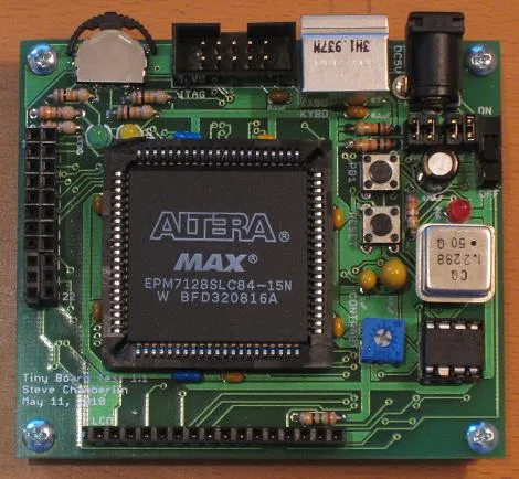 Assembled Tiny Board Test PCB