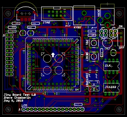 Tiny Board Test PCB layout