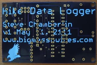 Backcountry Logger v1 PCB, bottom