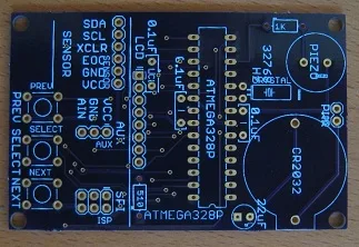 Backcountry Logger v1 PCB, top