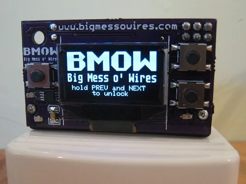 Backwoods Logger Mini startup screen