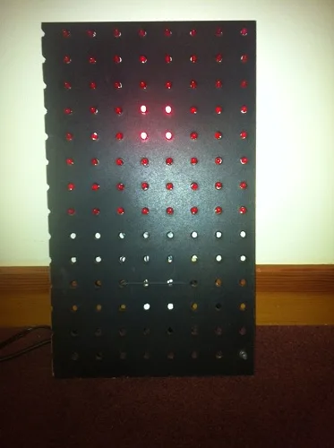 Front of the LED light board