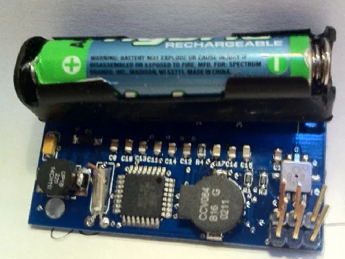 Back of the crushed Logger Mini