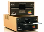stacked floppy drives
