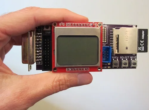 Assembled Floppy Emu with LCD