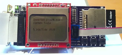 Floppy Emu showing an inserted disk