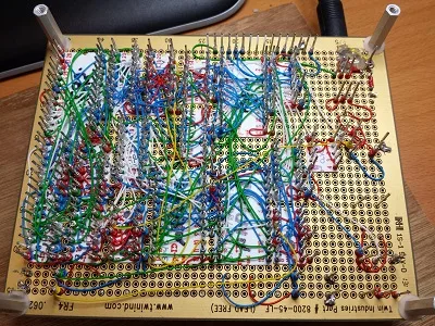 Nibbler wire-wrap wiring