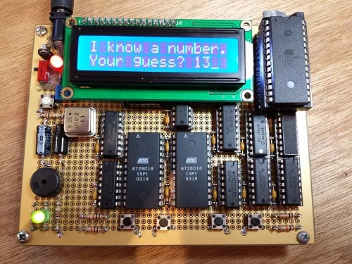 Nibbler playing Guess the Number