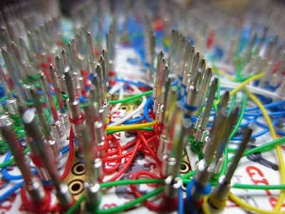 Close-up of Nibbler wiring