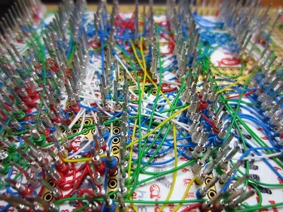 Nibbler wiring up close