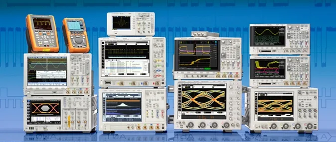 Oscilloscopes from several makers