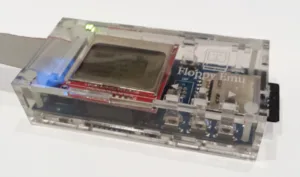 Clear acrylic Floppy Emu case