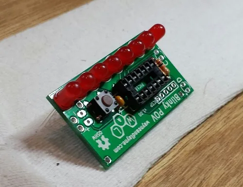 Nearly finished Blinky POV board