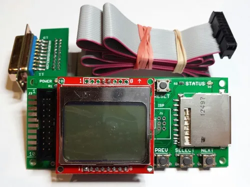 Floppy Emu with extension connector and cable