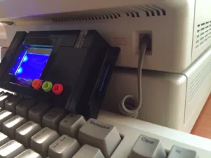 LEGO Floppy Emu case, side view