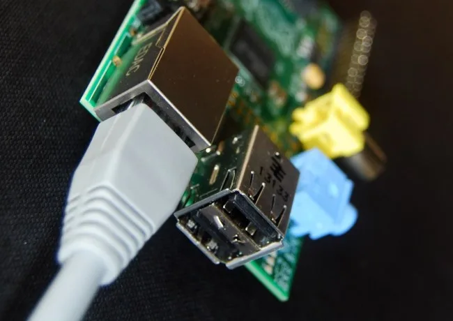 Raspberry Pi network jack