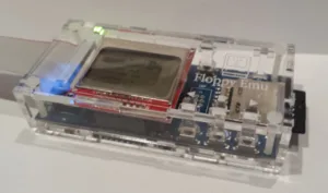 Clear acrylic Floppy Emu case