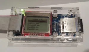 Clear acrylic Floppy Emu case