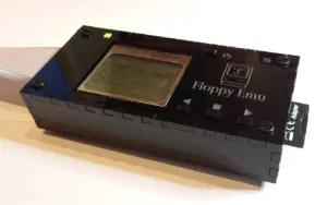 Black acrylic Floppy Emu case