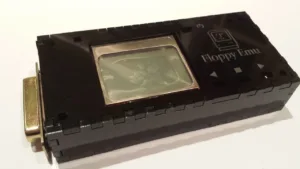 Black case with the connector showing