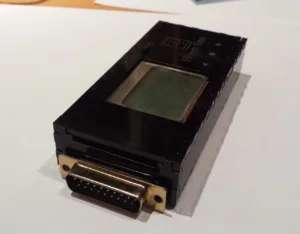 Black case for a Floppy Emu with built-in connector