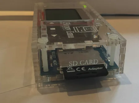 Floppy Emu case, right side