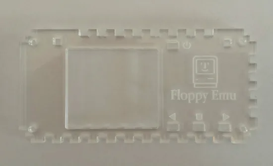 Clear acrylic case top