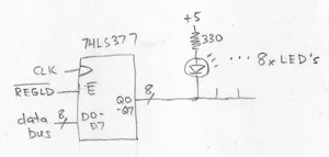 68 Katy LED display schematic