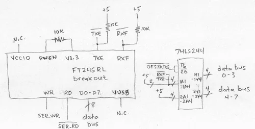 68 Katy USB serial schematic