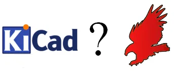 KiCad and Eagle logos
