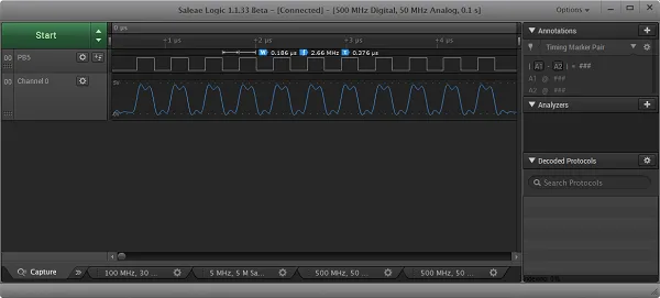 2.66 MHz digital signal