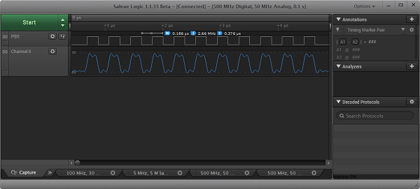 2.66 MHz digital signal