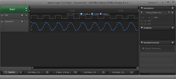 4.0 MHz digital signal