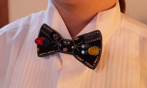 Sonic Bow Tie with its LEDs off