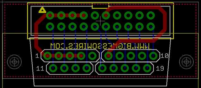 DB-19 substitute PCB layout