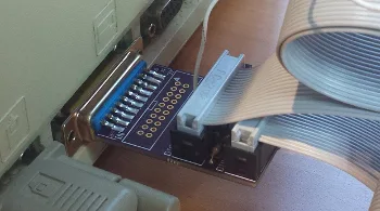 Daisy chain board on a Mac floppy port