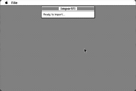 ImportFl waiting for a file