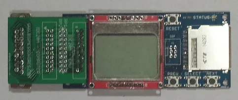 Right-angle adapter on a Floppy Emu